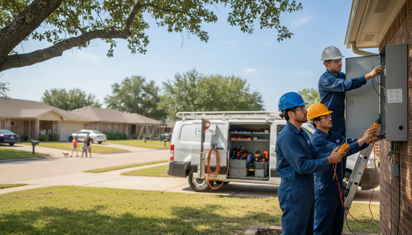 Certified electrician providing emergency electrical services in Henrietta, NC